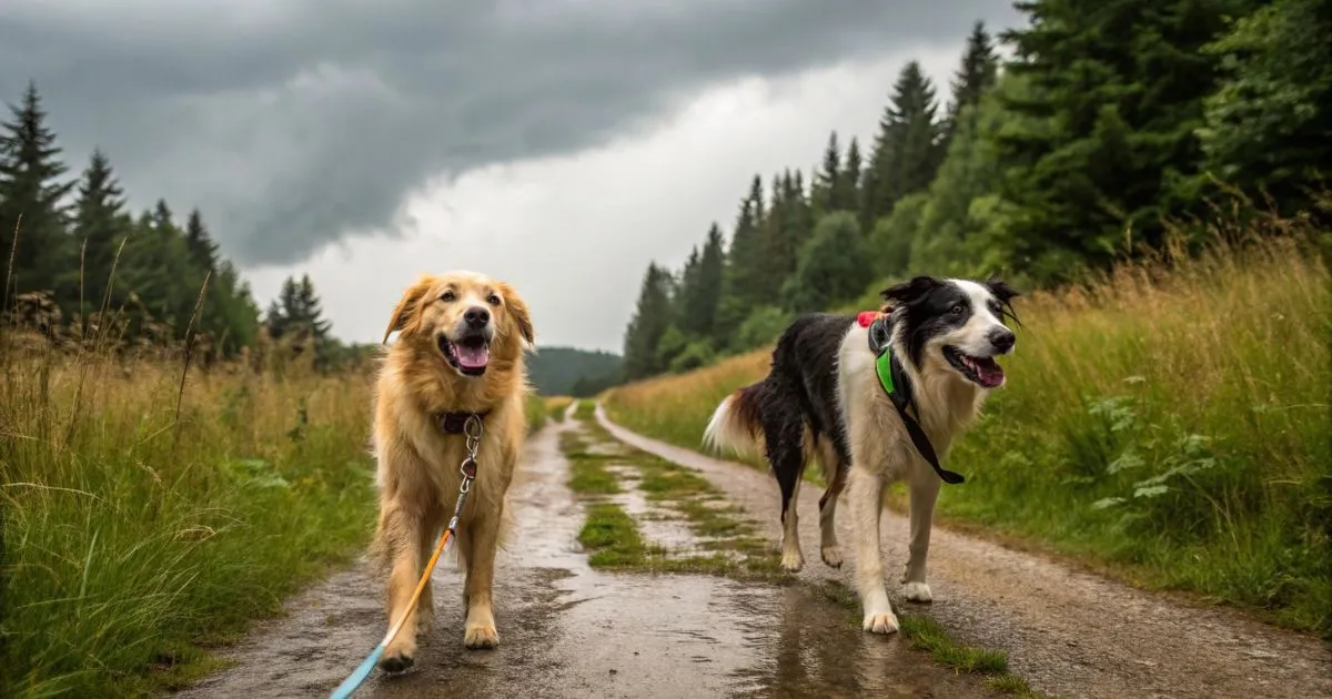 Hiking dog